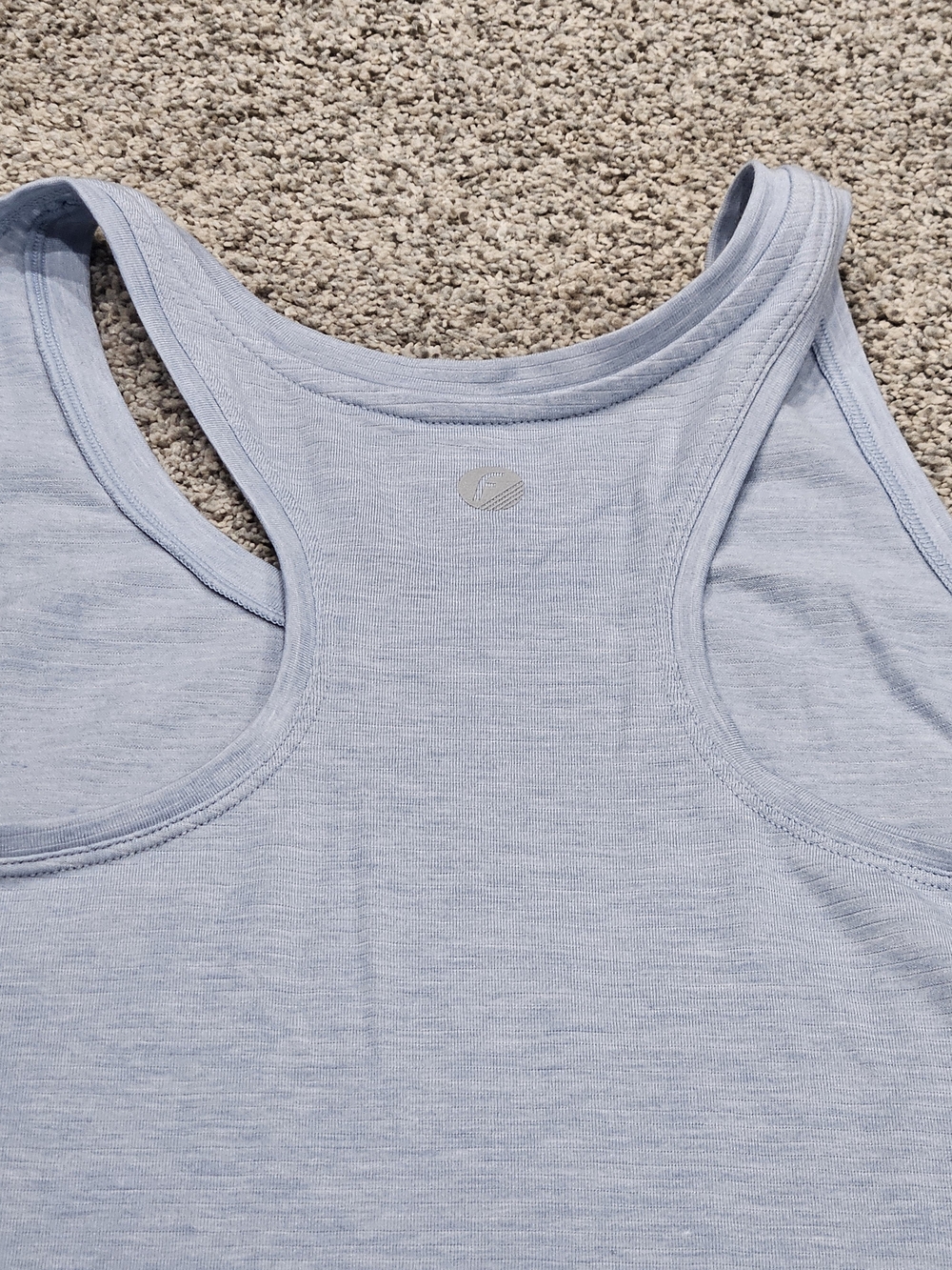Fabletics Light Blue Racerback Tank - Picture 5 of 7